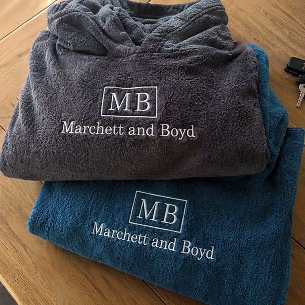 Personalized ponchos — customer photo
